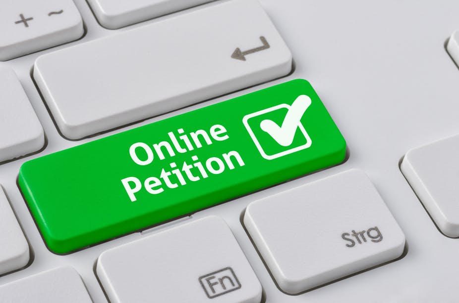 Can Online Petitions Effect Change?
